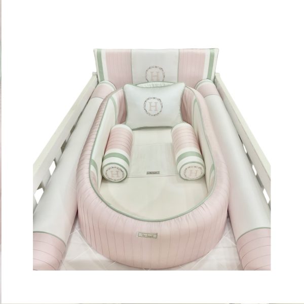 HELENA - KIT BERÇO BICOLOR 04 PEÇAS