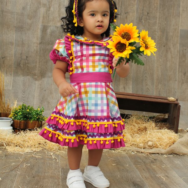 VESTIDO VALENTINA - TAM 02 AO 06